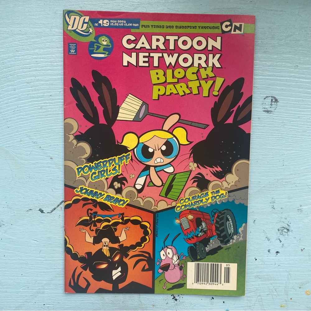 Cartoon Network Block Party 19 Comic 2006 Powerpuff Girls Johnny Bravo Courage